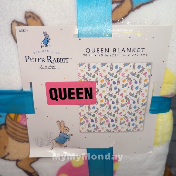 Peter Rabbit Blanket Queen - Picture 2 of 4